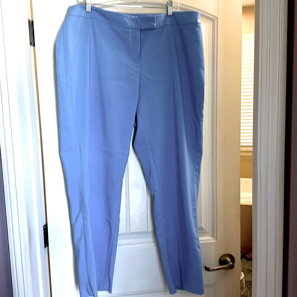 Anne Klein Plus Size Stretch, straight leg pants/slacks.